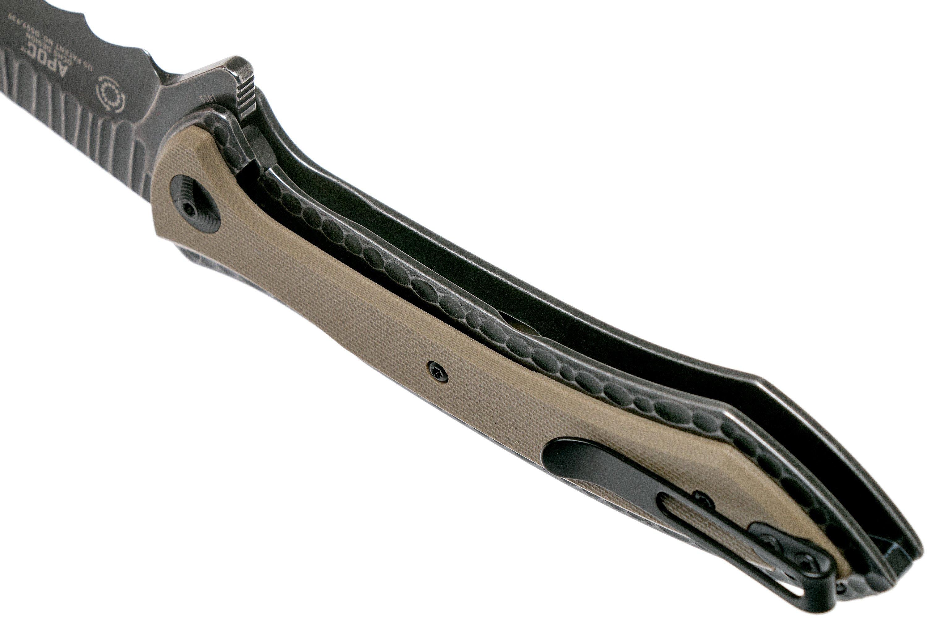 CRKT Apoc 5381 Serrated pocket knife, Eric Ochs design