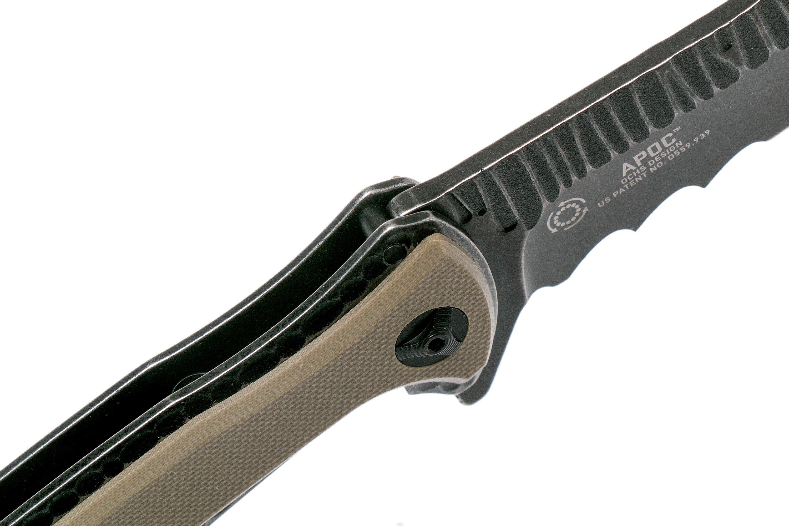 CRKT Apoc 5381 Serrated pocket knife, Eric Ochs design Advantageously