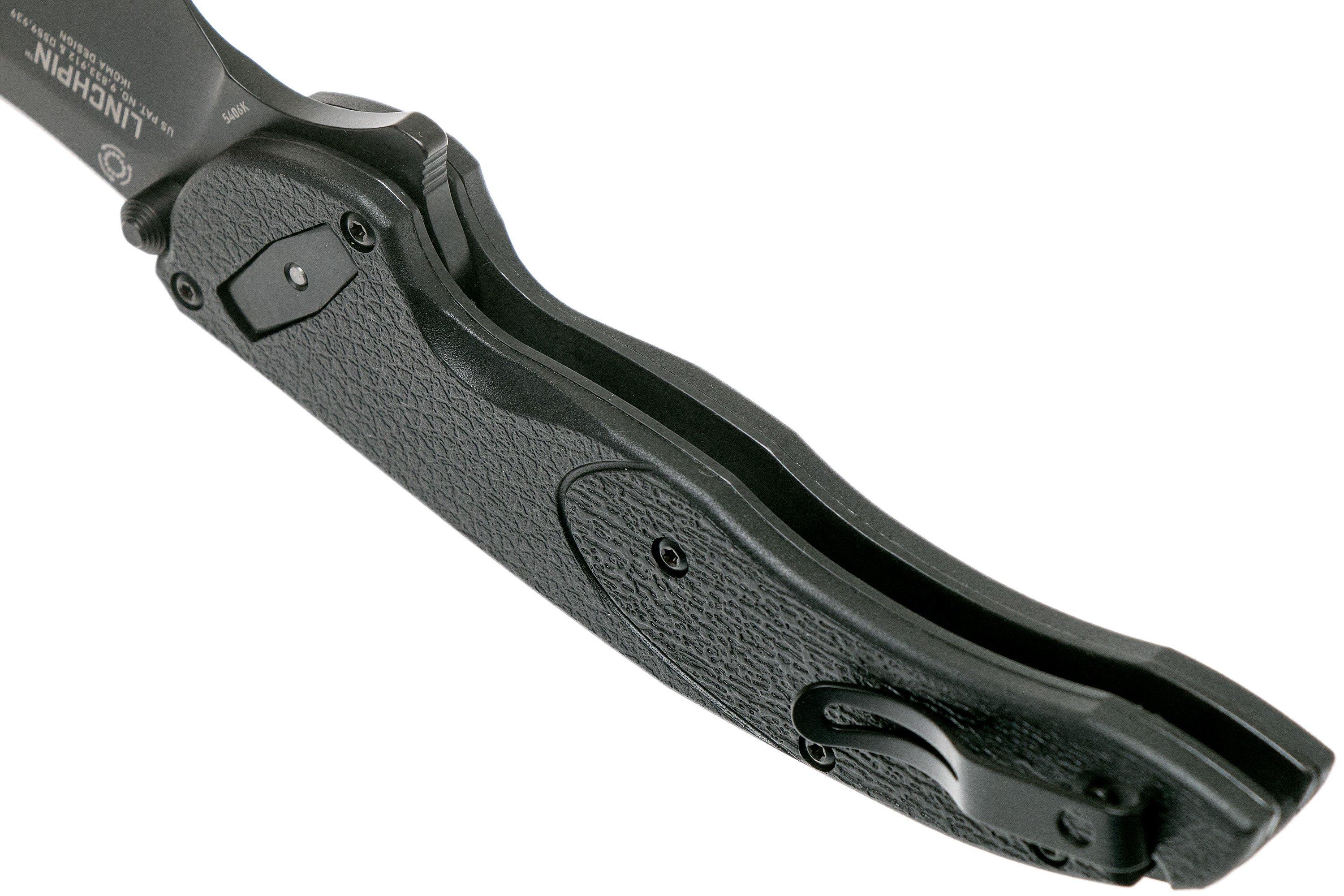 CRKT Linchpin 5406K Black Veff Serrated pocket knife, Flavio Ikoma