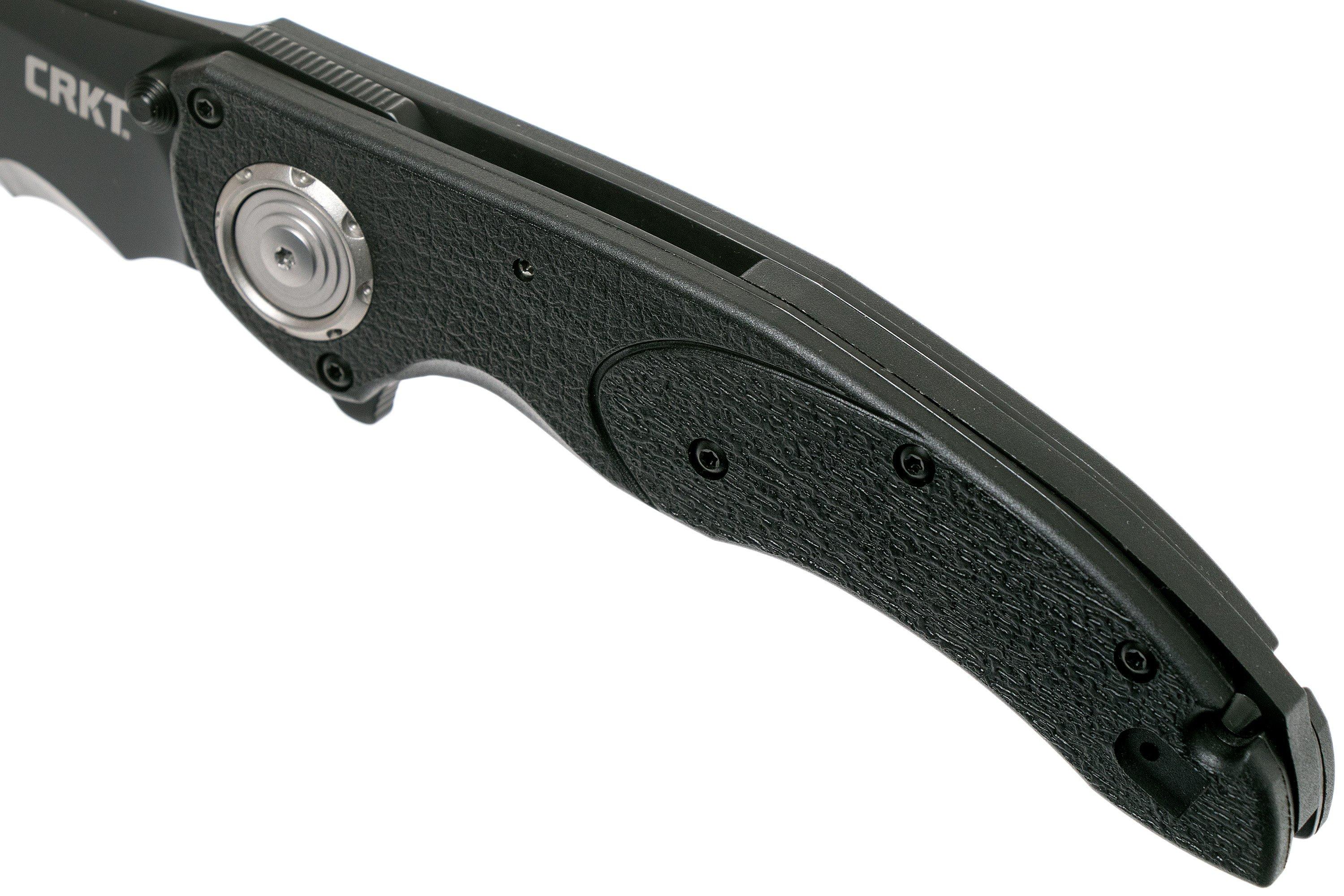 CRKT Linchpin 5406K Black Veff Serrated pocket knife, Flavio Ikoma