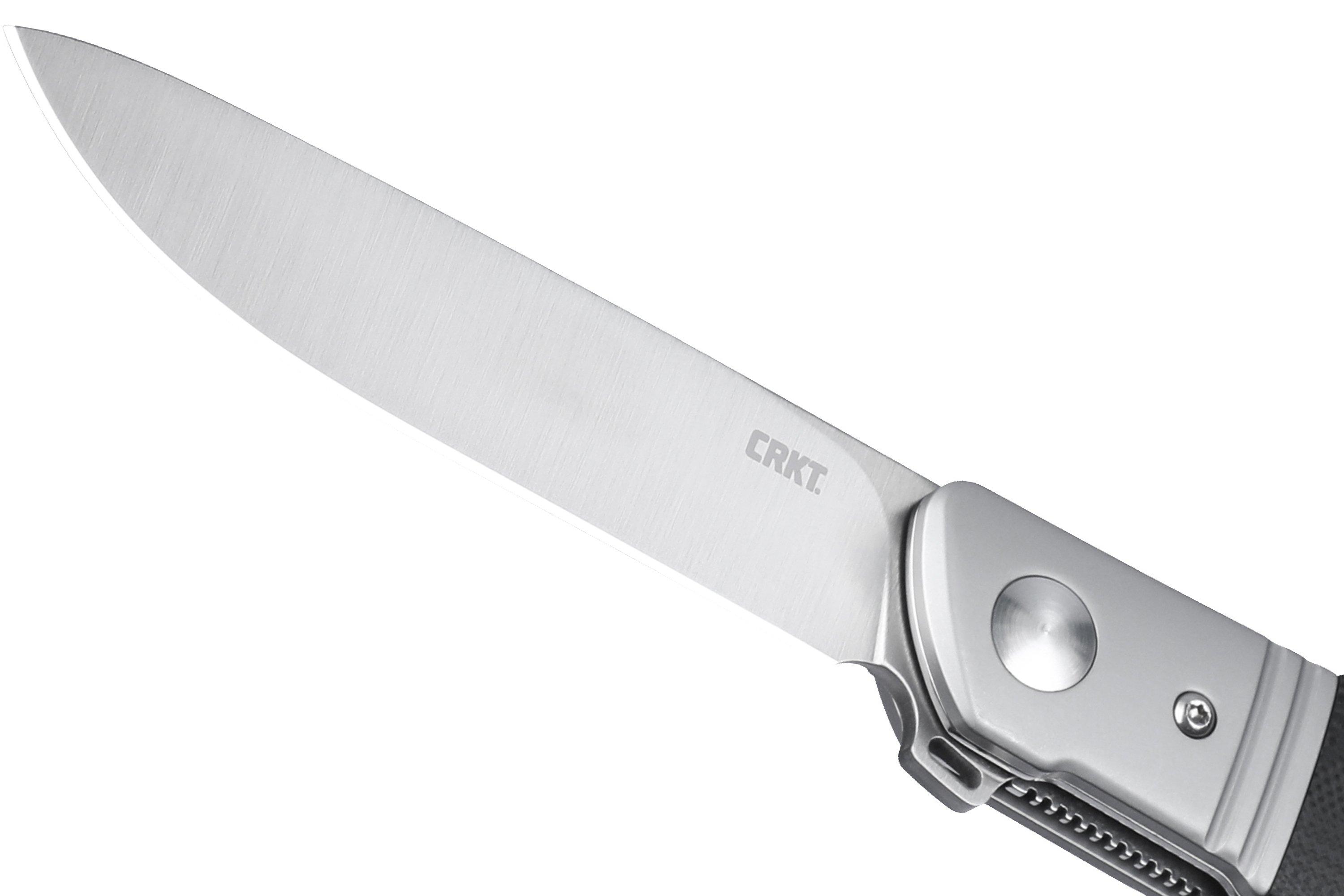 CRKT Bamboozled, Black pocket knife, Kenny Onion design