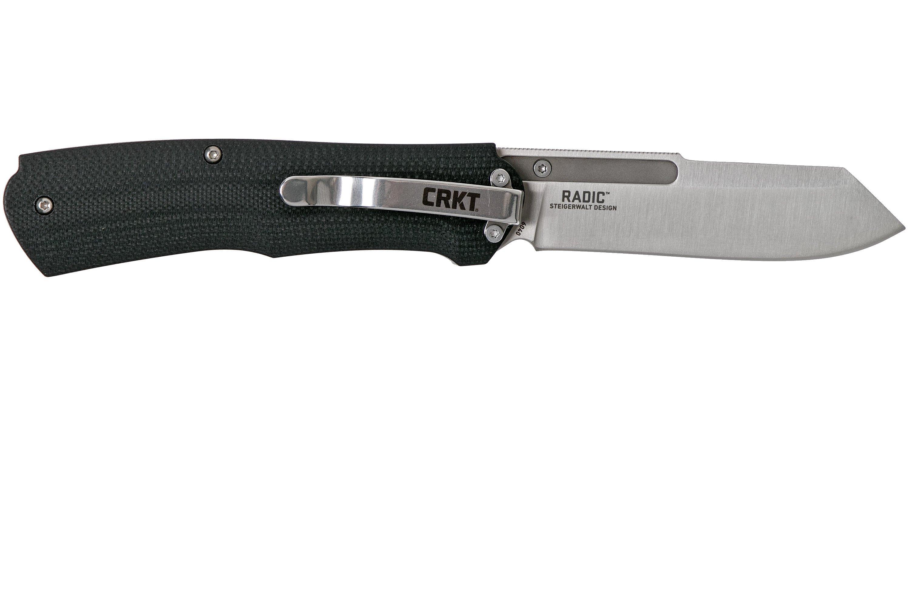 CRKT Radic 6040 pocket knife, Steigerwalt design Advantageously