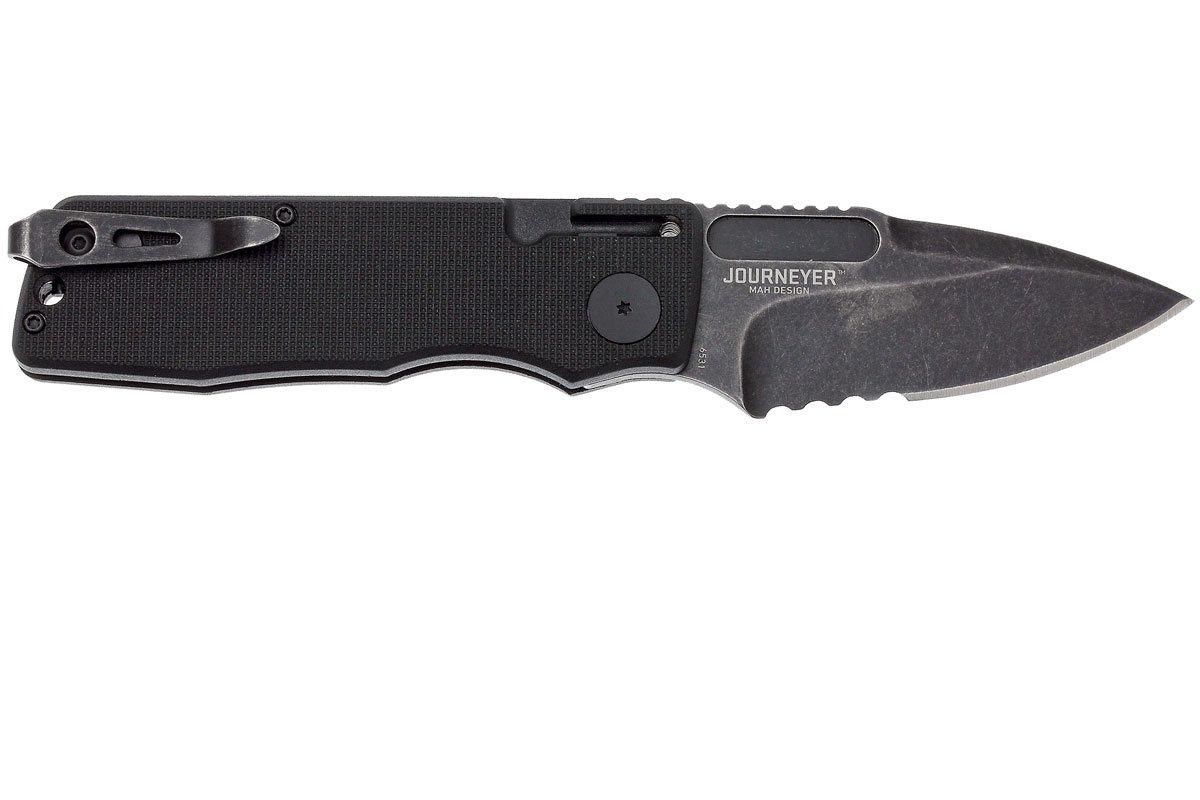 CRKT Journeyer pocket knife partly serrated - 6531