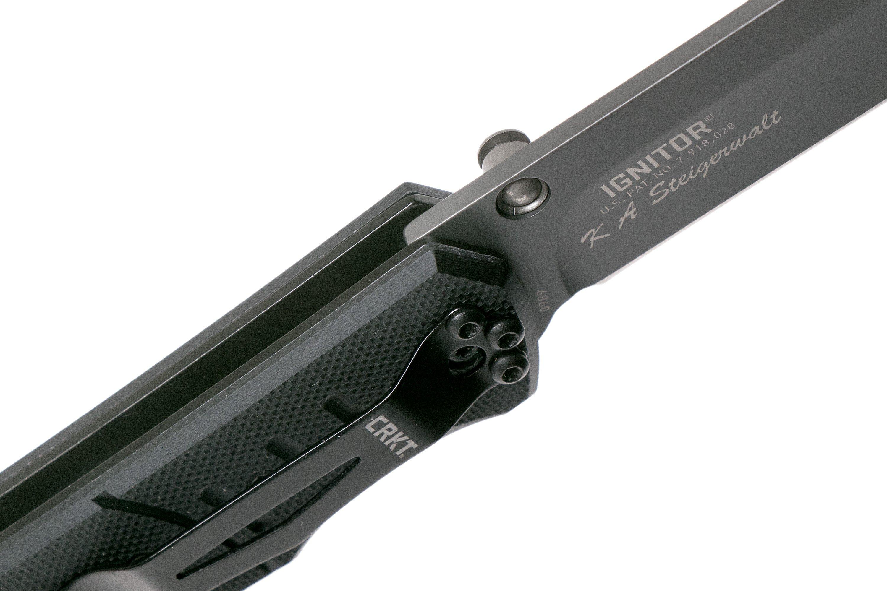 crkt-ignitor-6860-black-couteau-de-poche-ken-steigerwalt-design