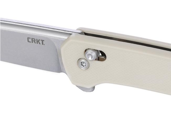 Obraz dla Nóż składany CRKT Q Compact 7075S Stonewashed 14C28N, Sand GRN, projekt Richard Rogers