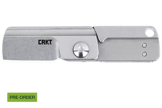 Obraz dla Scyzoryk CRKT Box Key 7118 Stonewashed 12C27, Stainless Steel, projekt Richard Rogers