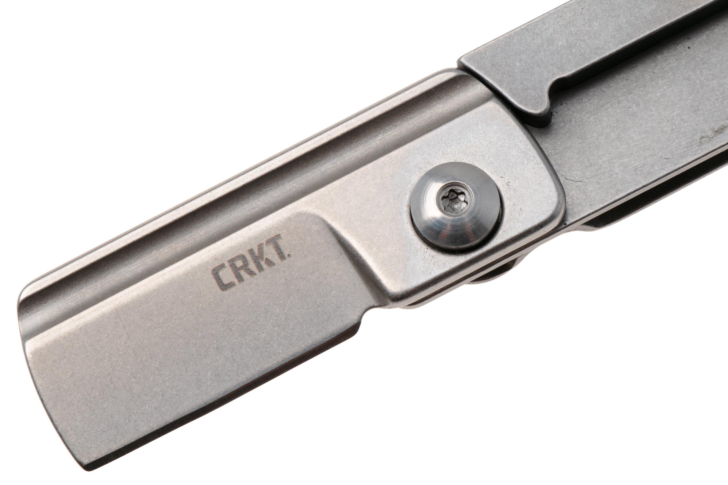 Scyzoryk CRKT Box Key 7118 Stonewashed 12C27, Stainless Steel, projekt ...
