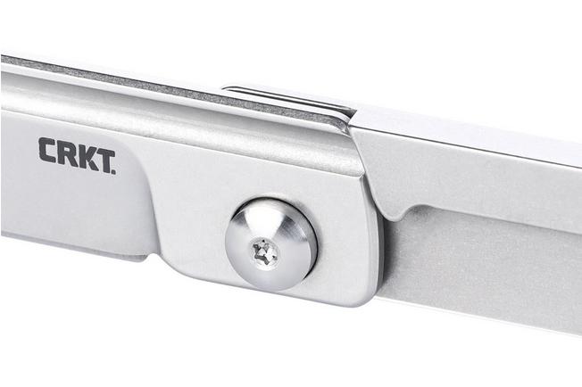 Obraz dla Scyzoryk CRKT Box Key 7118 Stonewashed 12C27, Stainless Steel, projekt Richard Rogers