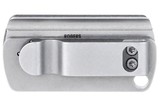 Obraz dla Scyzoryk CRKT Box Key 7118 Stonewashed 12C27, Stainless Steel, projekt Richard Rogers