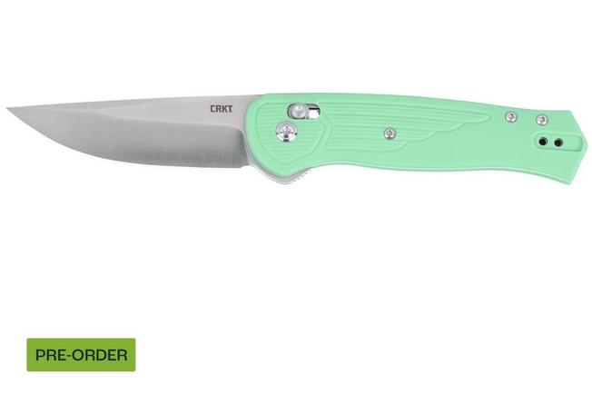 Obraz dla Nóż składany CRKT Sero 7170B Satin CPM S35VN, Aqua GRN, projekt Richard Rogers
