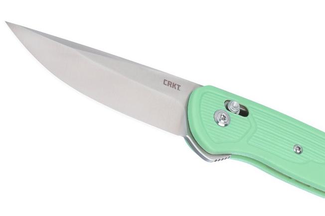 Obraz dla Nóż składany CRKT Sero 7170B Satin CPM S35VN, Aqua GRN, projekt Richard Rogers