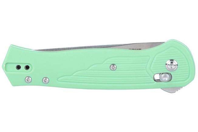 Obraz dla Nóż składany CRKT Sero 7170B Satin CPM S35VN, Aqua GRN, projekt Richard Rogers