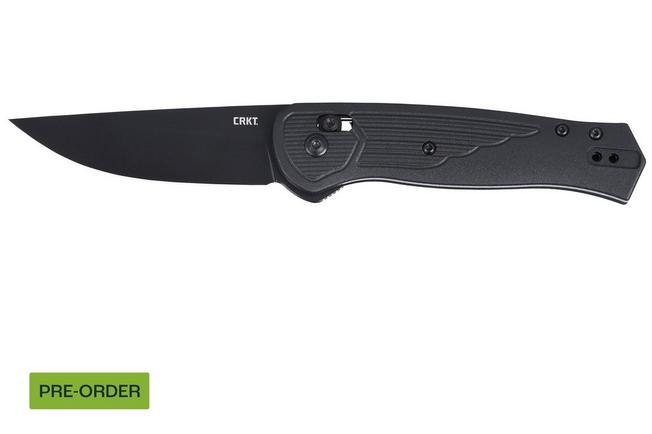 Obraz dla Nóż składany CRKT Sero 7170K Black Titanium Nitride CPM S35VN, Black GRN, projekt Richard Rogers