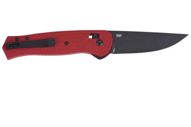 Obraz dla Nóż składany CRKT Sero 7170R Black Titanium Nitride CPM S35VN, Red GRN, projekt Richard Rogers
