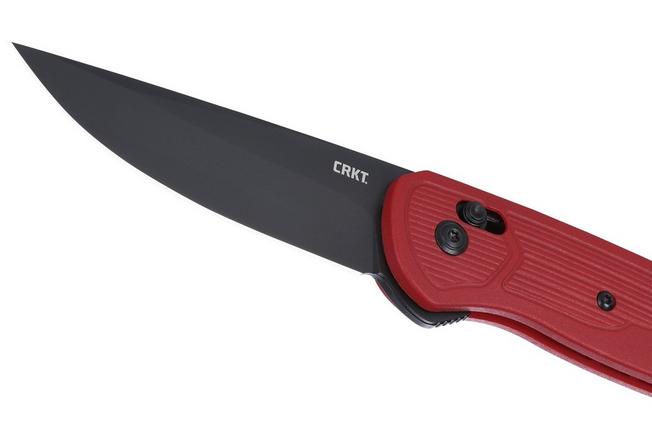 Obraz dla Nóż składany CRKT Sero 7170R Black Titanium Nitride CPM S35VN, Red GRN, projekt Richard Rogers