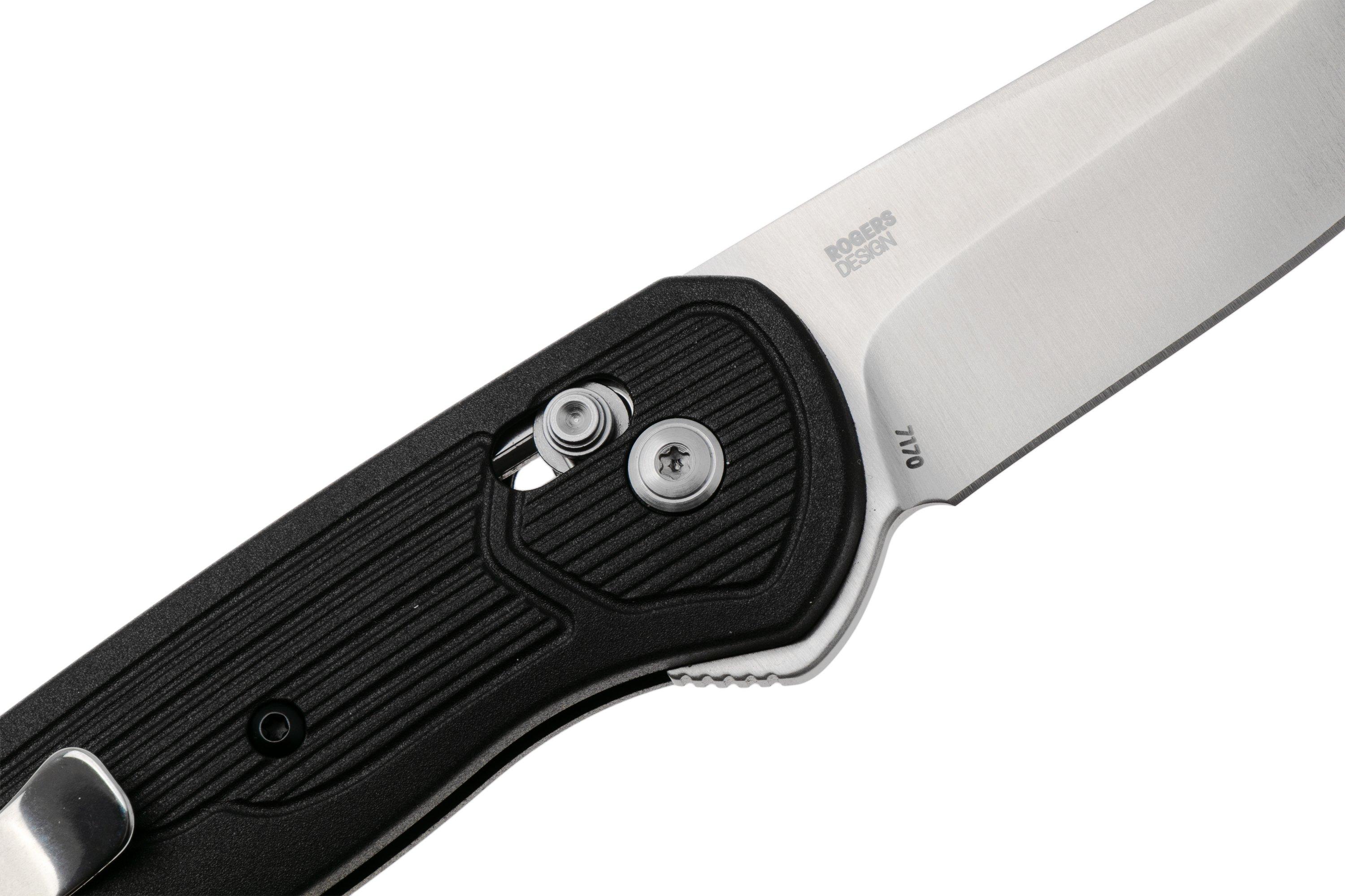 CRKT Sero 7170 Satin CPM S35VN, Black GRN, zakmes, Richard Rogers