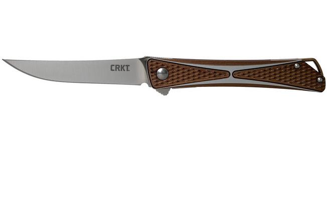 Bild für CRKT Crossbones Bronze 7530B Taschenmesser, Jeff Park Design