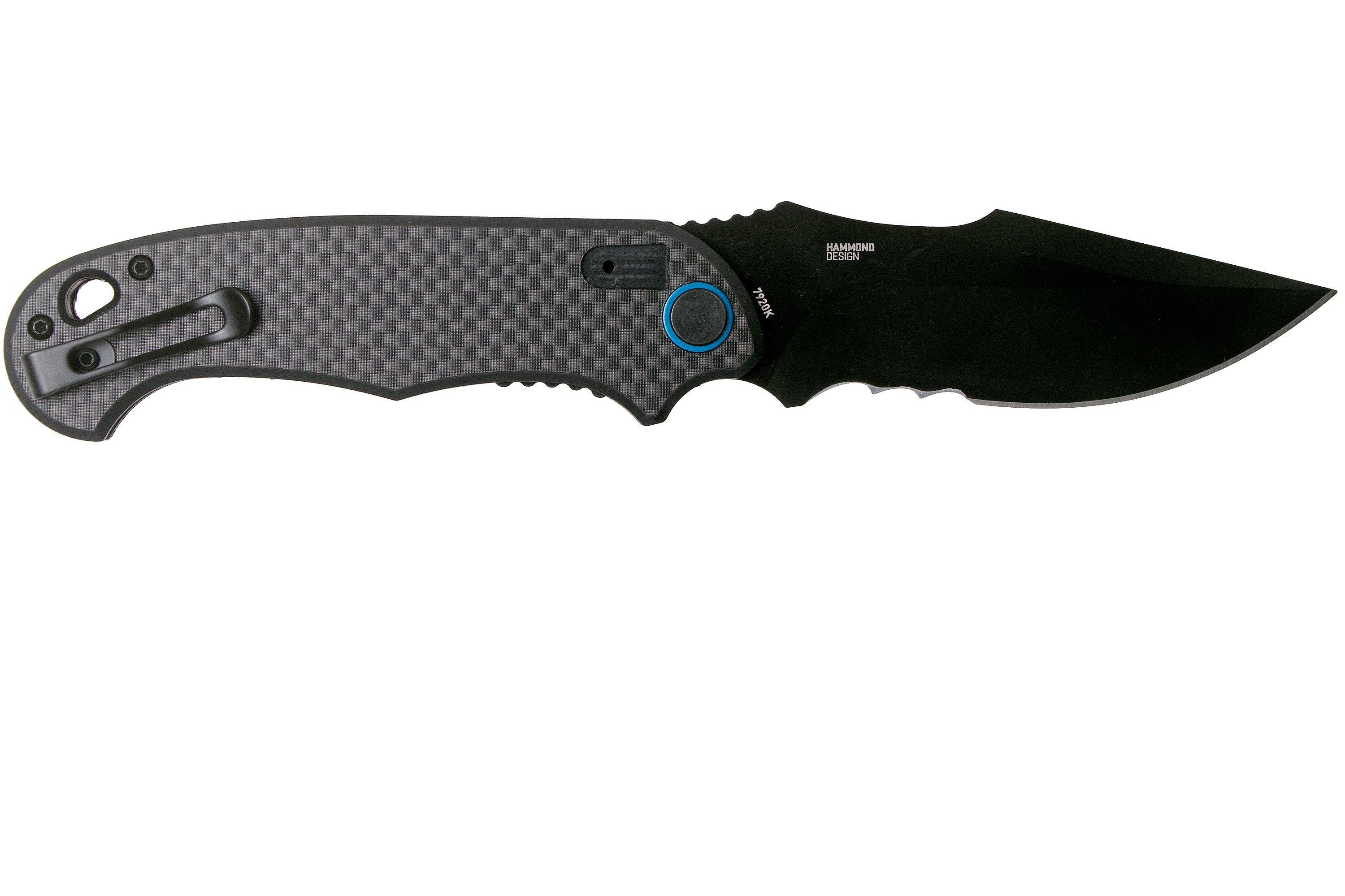 CRKT PSD Black 7920K Particle Separation Device pocket knife, Jim