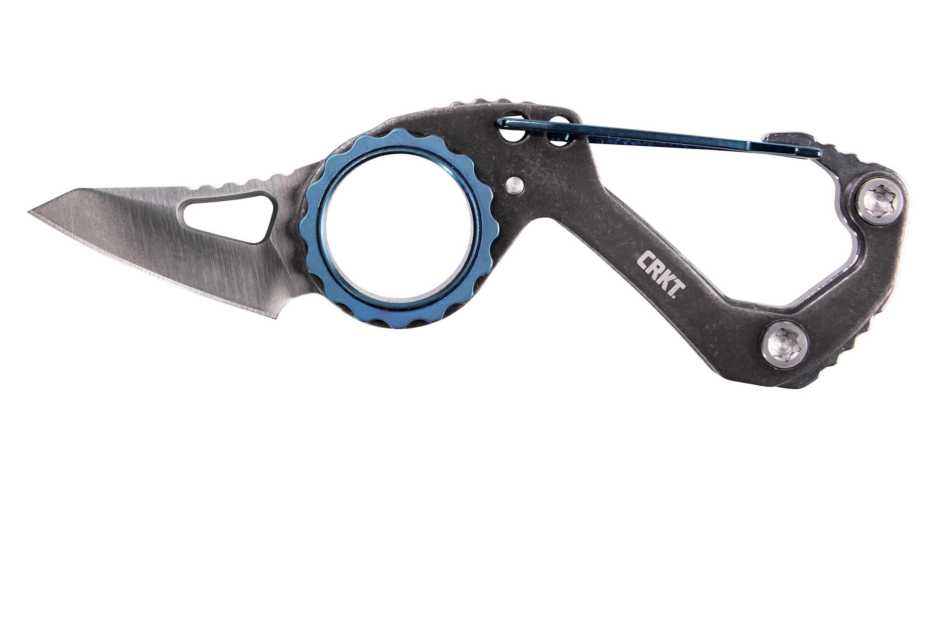 CRKT Compano, Carabiner Sheepsfoot pocket knife, Mike Bond design ...