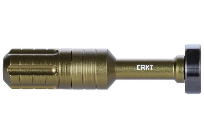 Obraz dla Uchwyt na bity CRKT ToGo Driver Tool 9914 OD-Green Aluminum, projekt Joe Wu