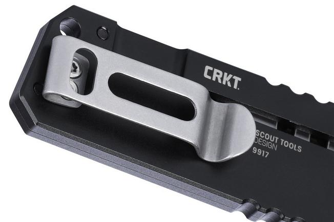 Obraz dla Nóż uniwersalny CRKT C.U.T. 9917 Satin SK-5, Black Titanium, projekt Joe Wu