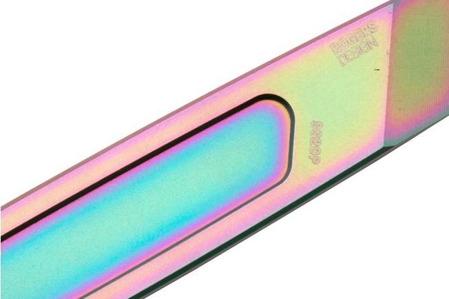 Bild für CRKT HangPry 9920P Iridescent Titanium Nitride Titanium, Prybar, Richard Rogers Design