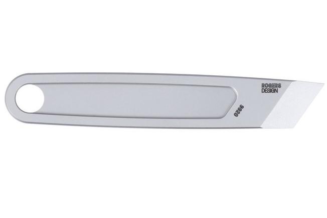 Obraz dla Mini łom CRKT HangPry 9920 Gray Bead Blasted Titanium, projekt Richard Rogers