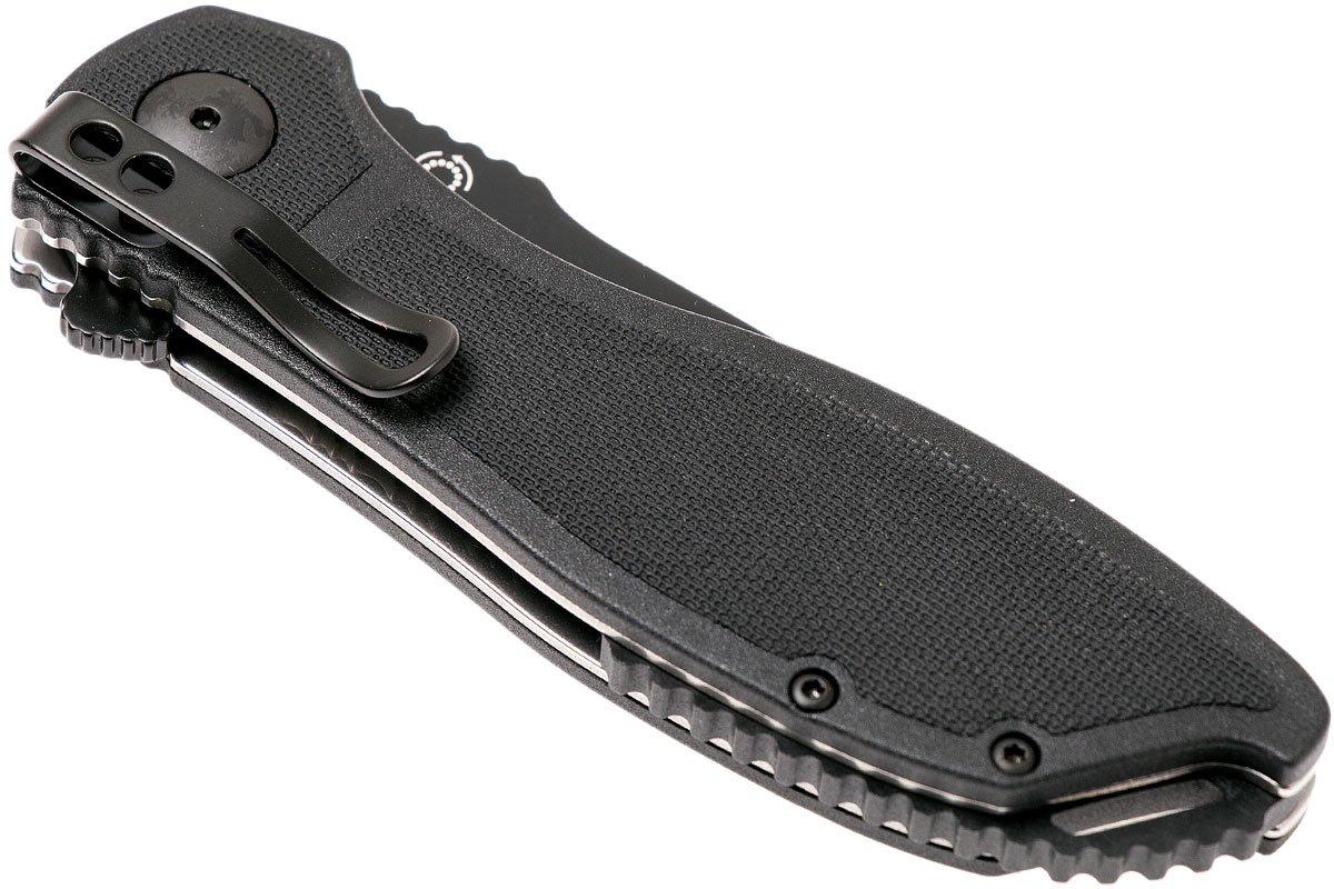 CRKT Prowess K290KKS Black Serrated pocket knife, Ken Onion design