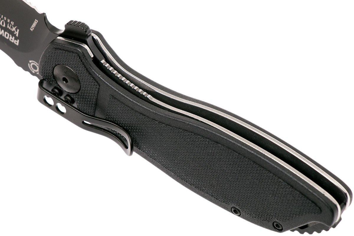 CRKT Prowess K290KKS Black Serrated pocket knife, Ken Onion design ...