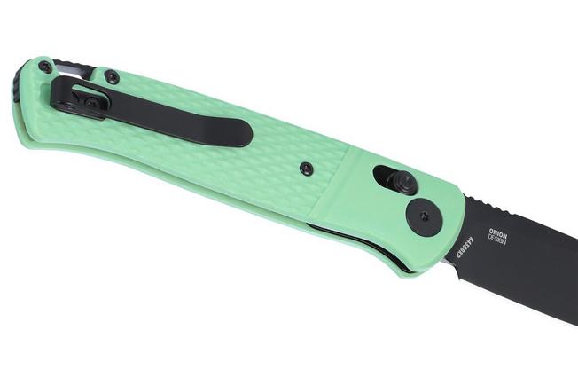 Obraz dla Nóż składany CRKT Counterpart K430BKP Black Oxide 12C27, Aqua GRN, projekt Ken Onion