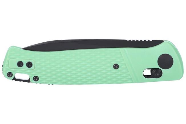 Obraz dla Nóż składany CRKT Counterpart K430BKP Black Oxide 12C27, Aqua GRN, projekt Ken Onion