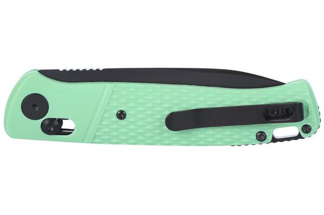 Obraz dla Nóż składany CRKT Counterpart K430BKP Black Oxide 12C27, Aqua GRN, projekt Ken Onion