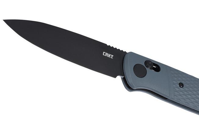 Obraz dla Nóż składany CRKT Counterpart K430GKP Black Oxide 12C27, Gray GRN, projekt Ken Onion