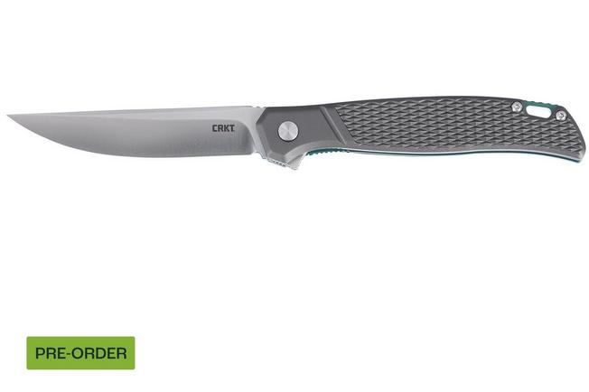 Obraz dla Nóż składany CRKT Scar K440XXP Satin D2, Gray Aluminum, projekt Ken Onion