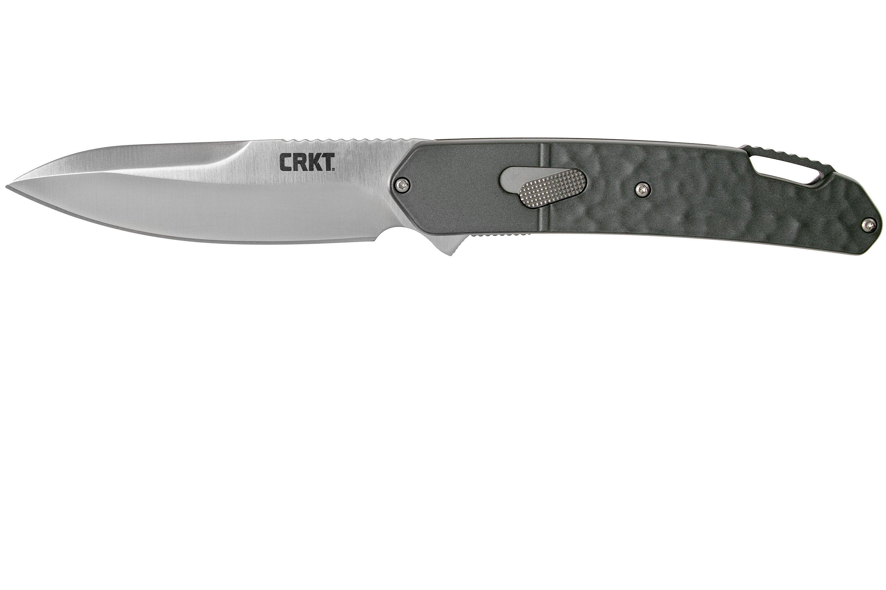 CRKT Bona Fide K540GXP Silver pocket knife, Ken Onion design