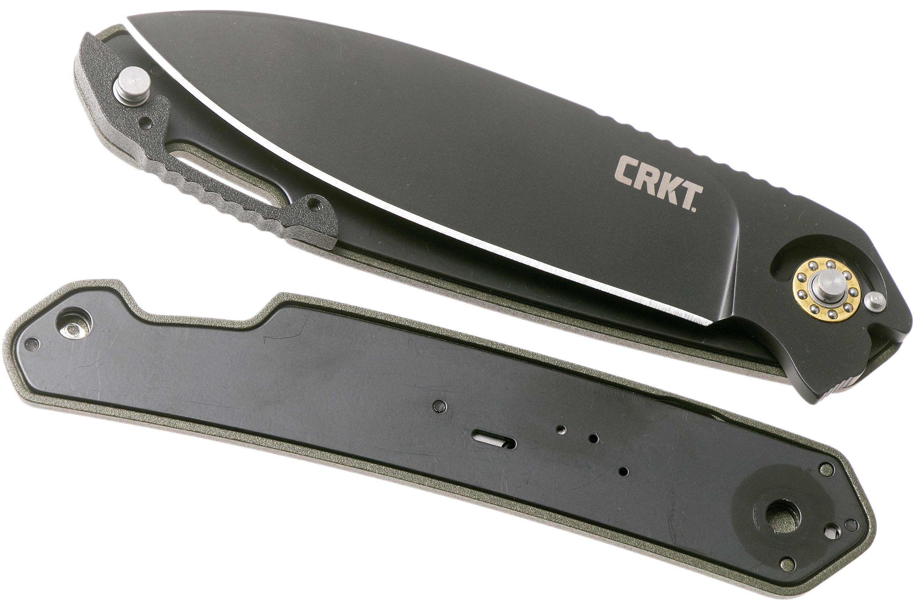 CRKT Bona Fide Taschenmesser – Linerlock, D2-Stahlklinge 89 Mm, Aluminium-Griff, Flipper-Öffner