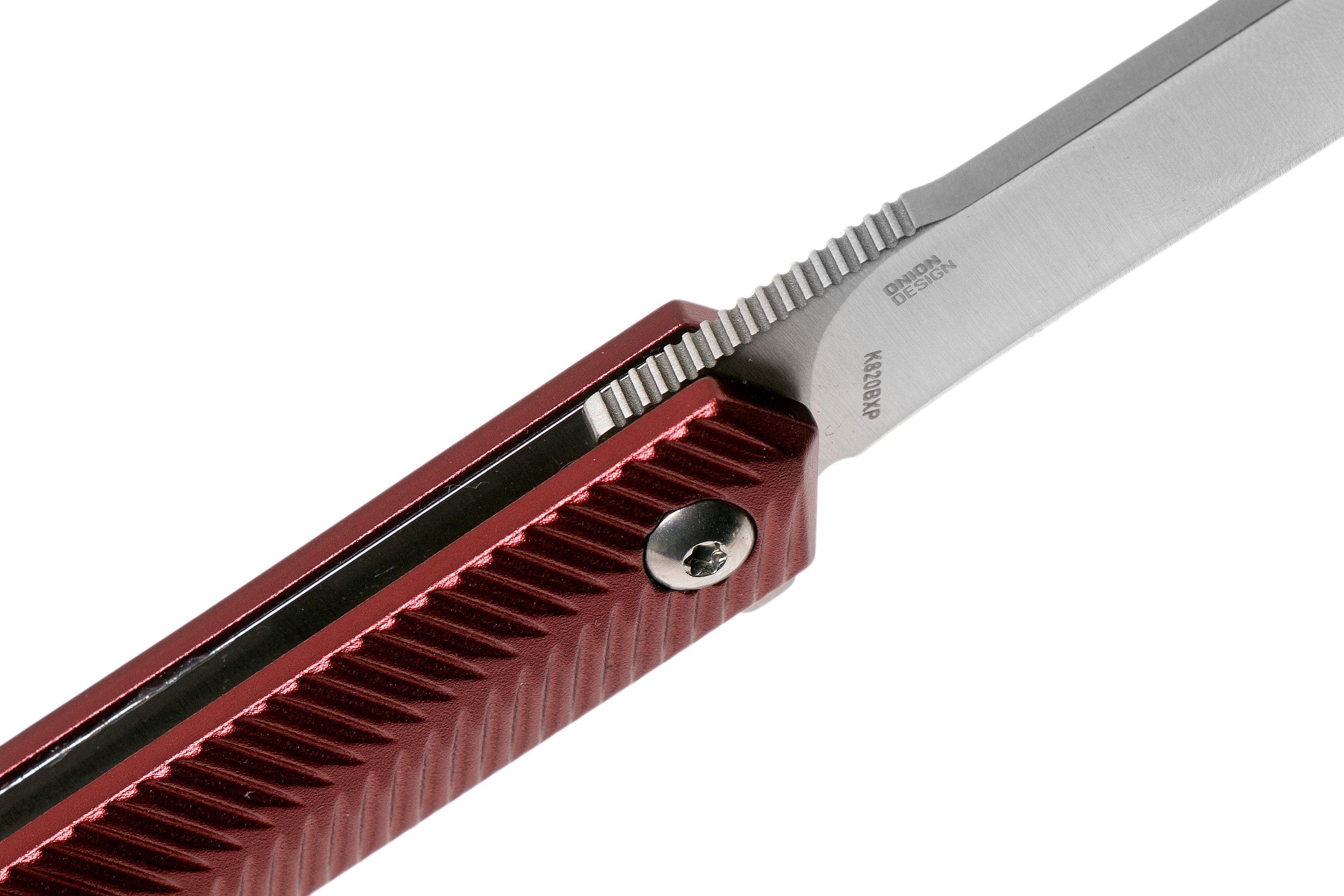 CRKT Stylus Maroon K820BXP pocket knife, Ken Onion design ...