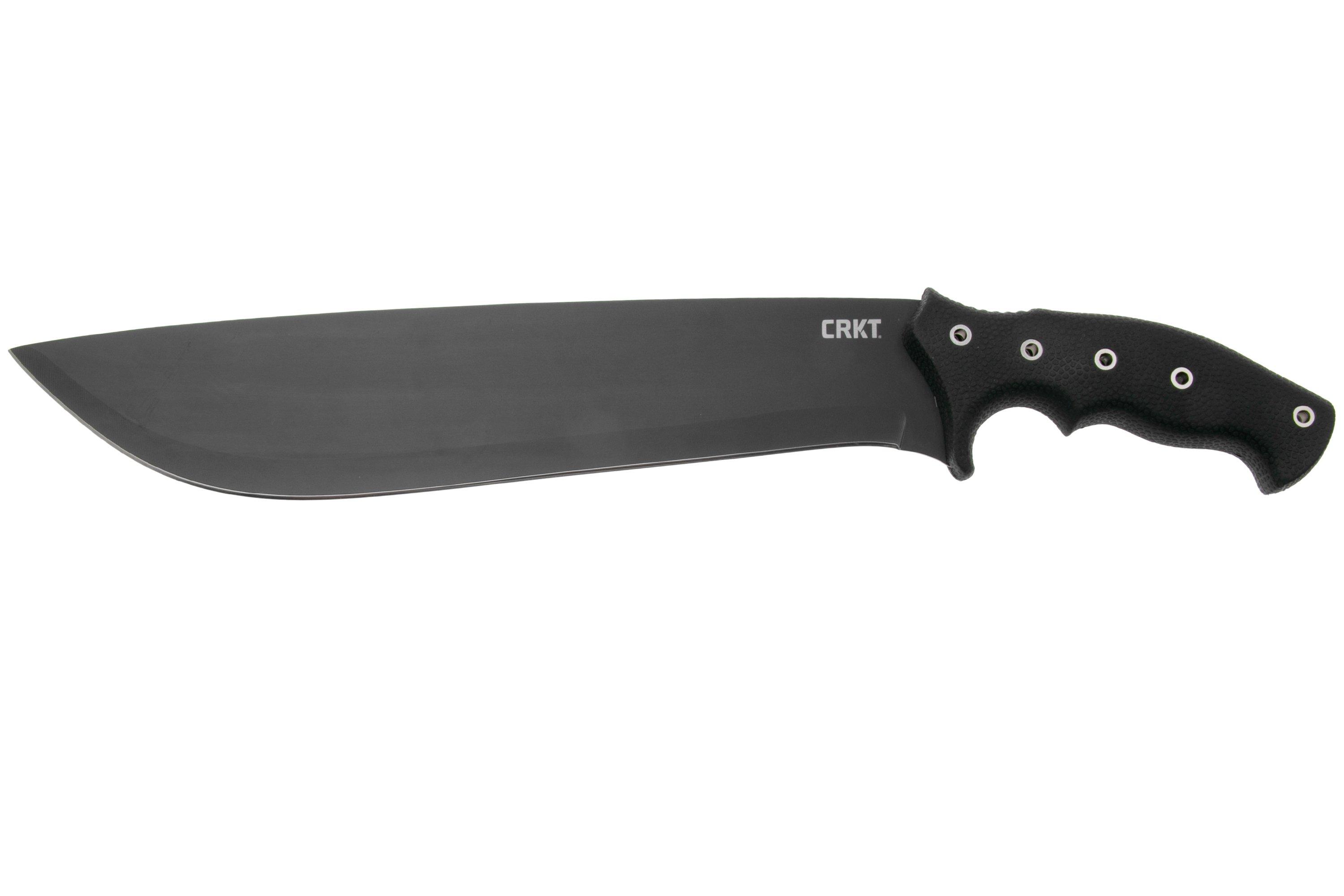 CRKT Chanceinhell K910KKP, Black Powdered 65Mn Carbon Steel