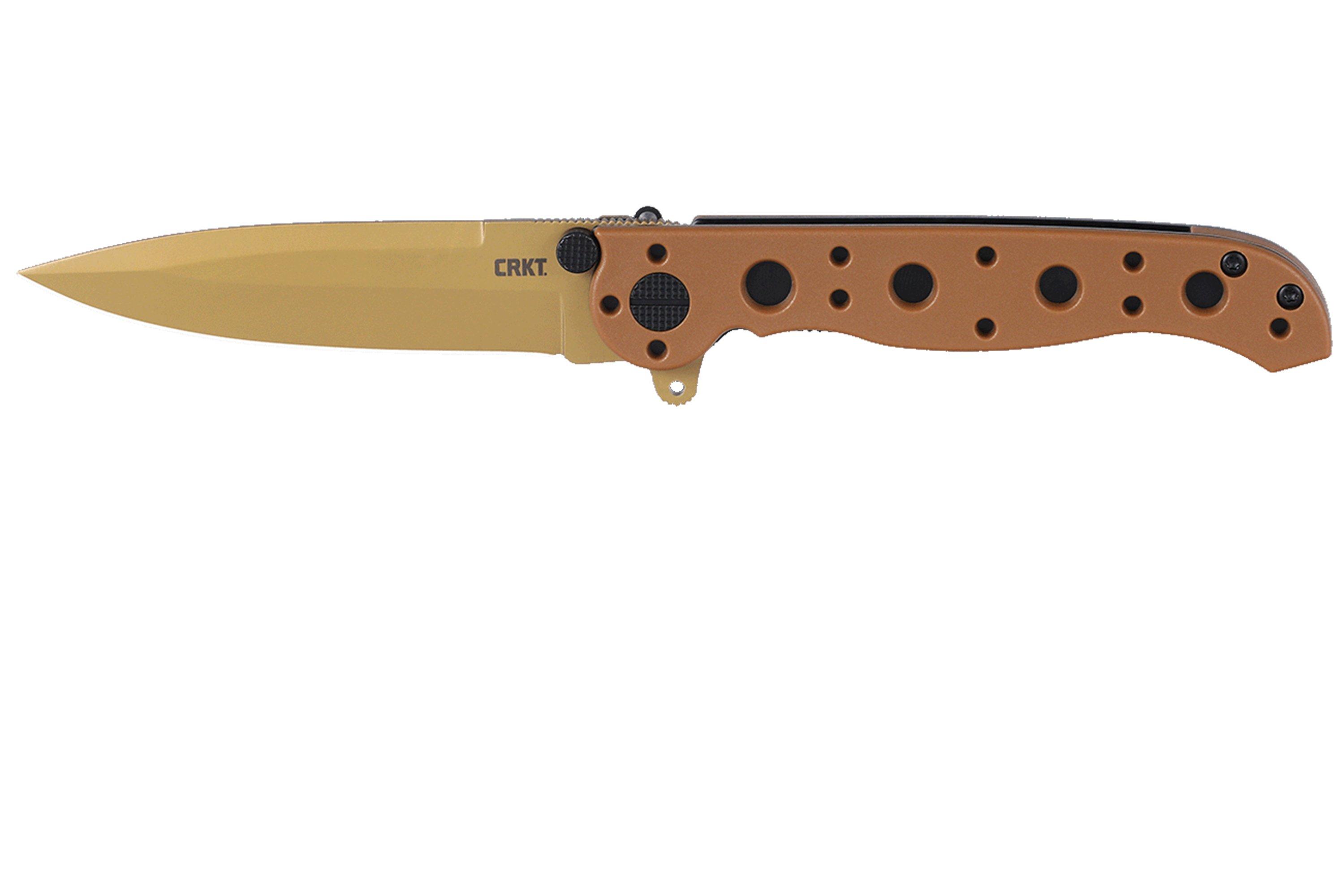 CRKT M16 Spear Point M16-01DZ, Desert Tan GRN Taschenmesser, Kit 