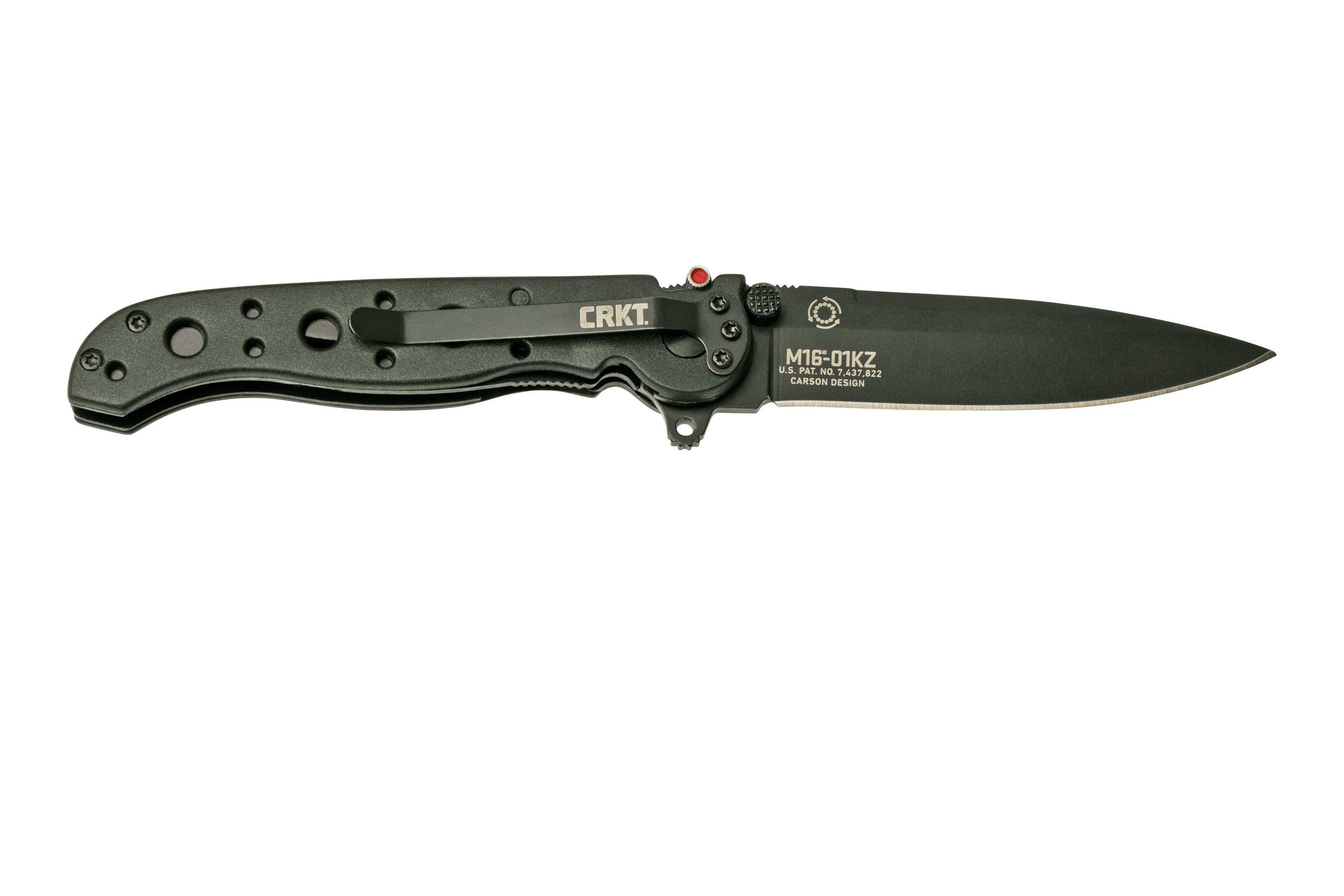 CRKT M16, Spear Point, Blackwashed M16-01KZ zakmes | Voordelig