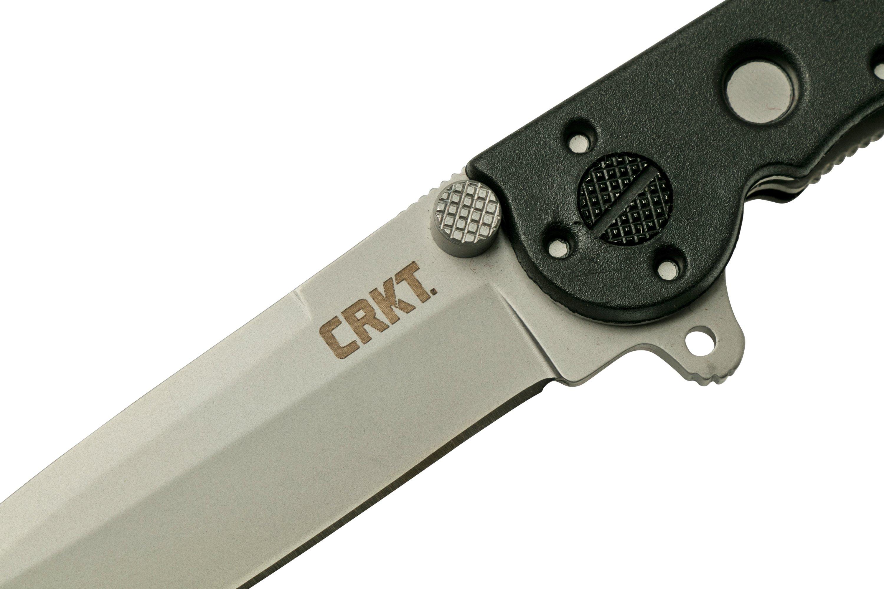 CRKT M16, Spear Point Beadblasted, Black M16-01Z pocket knife ...