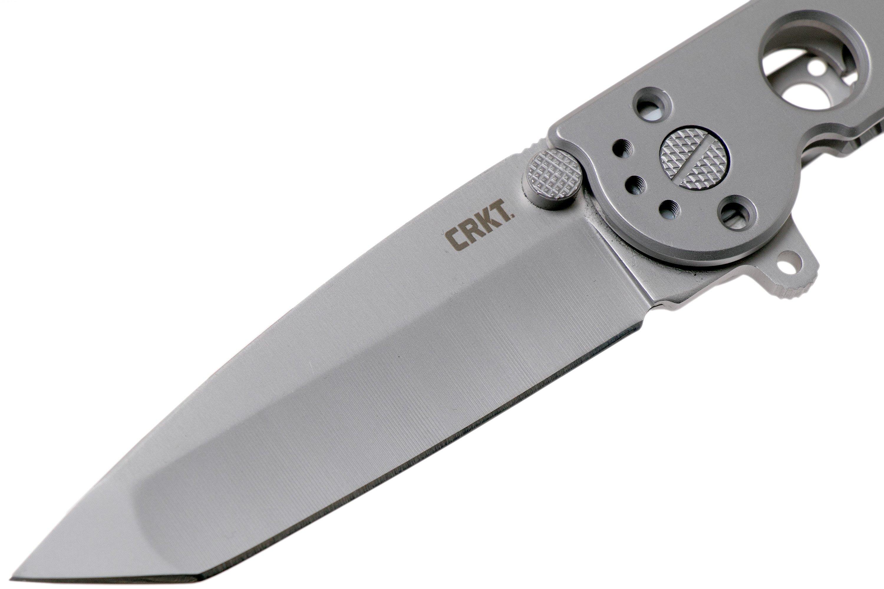 CRKT M1602SS Silver couteau de poche, Kit Carson design Achetez à