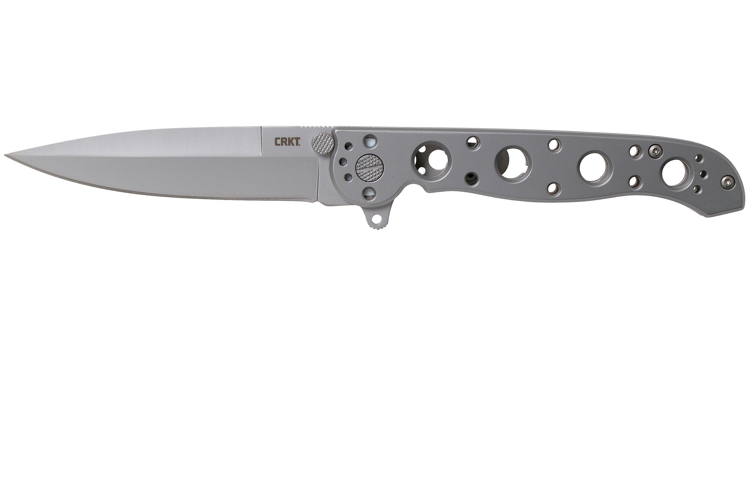 CRKT M16-03SS Silver pocket knife, Kit Carson design