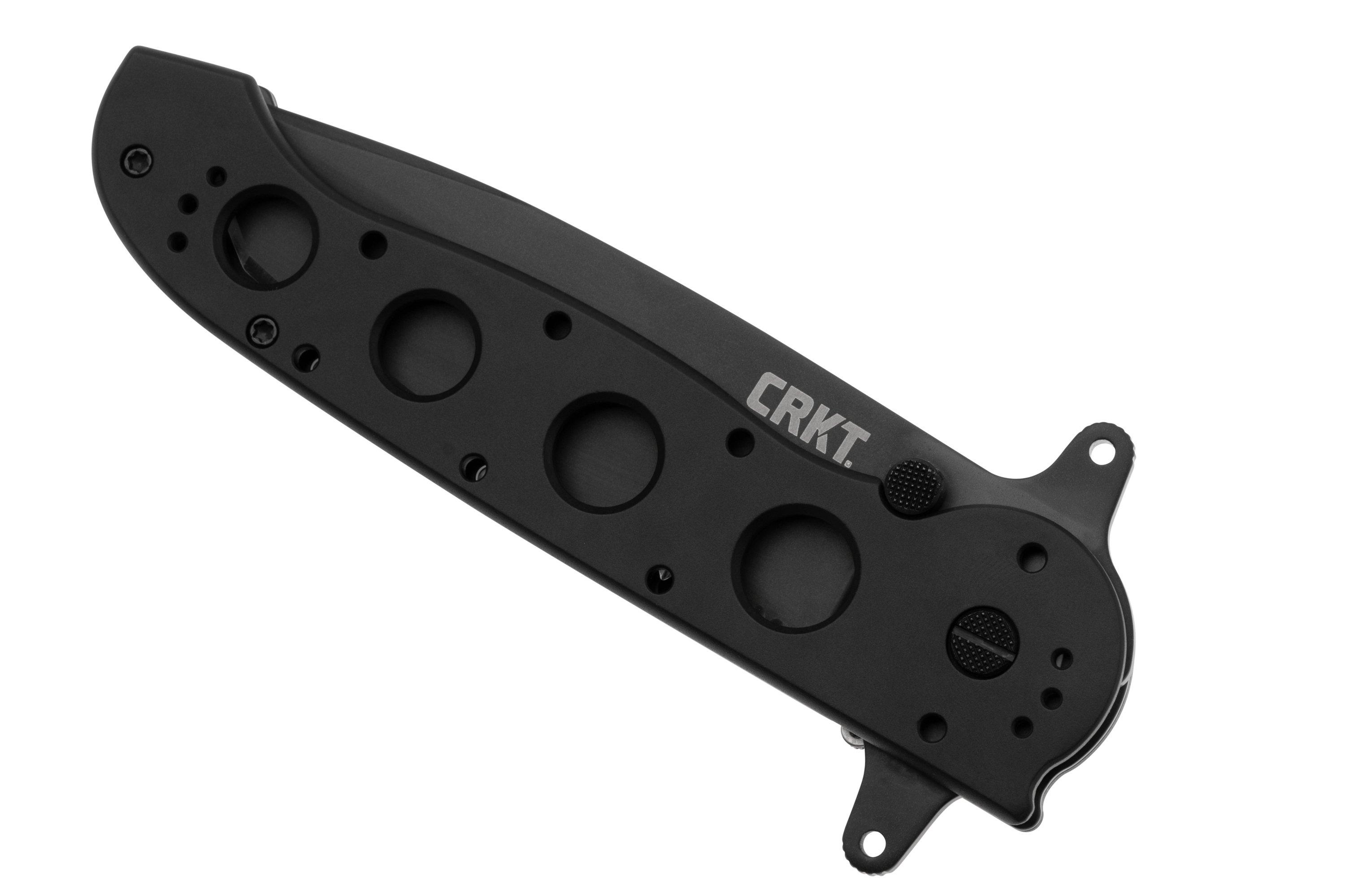 CRKT M16-14SF Black Aluminum, Triple Point Serrations, pocket knife ...