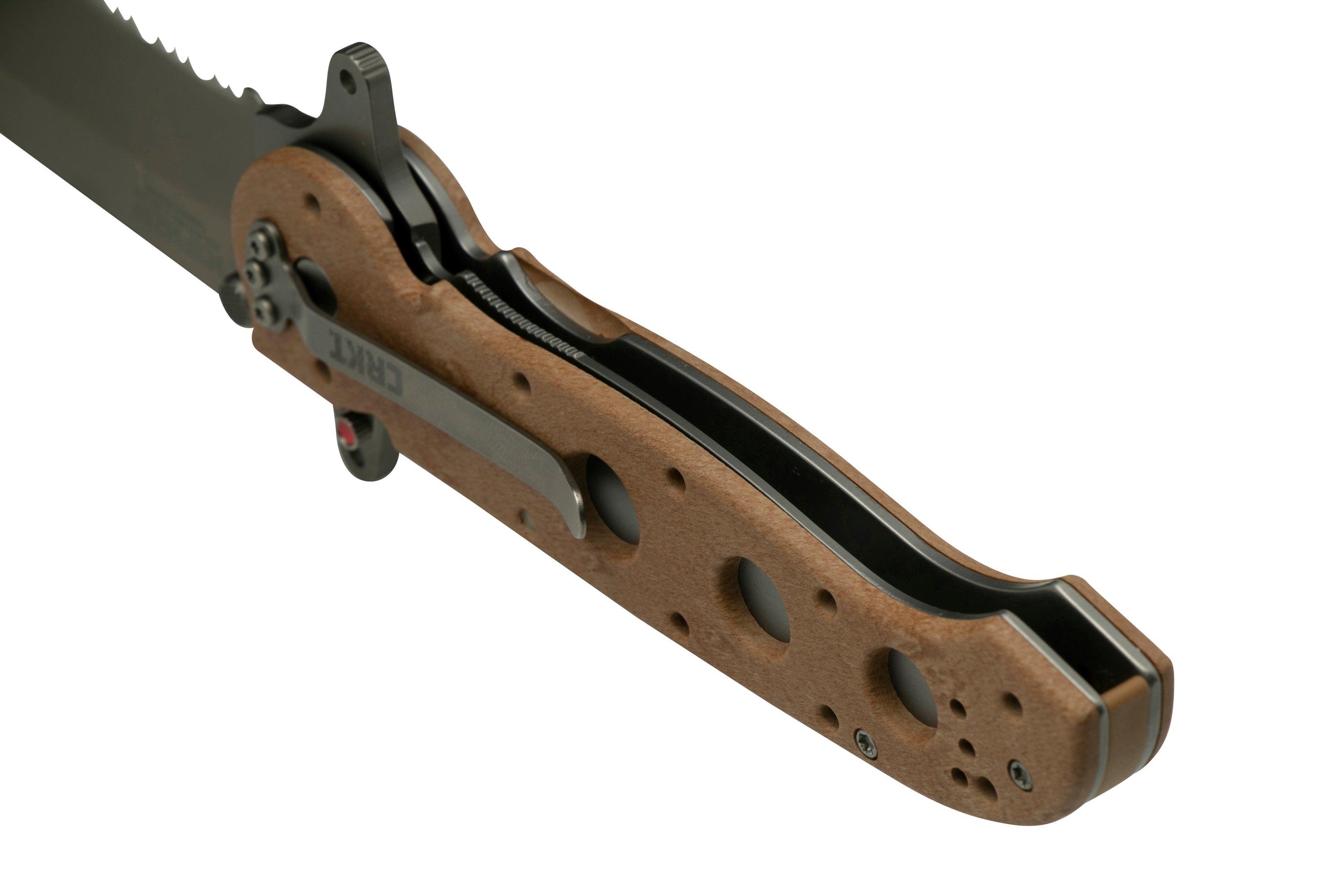 CRKT M1614ZSF Desert FRN, Triple Point Serrations, pocket knife, Kit