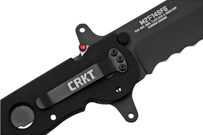 CRKT M21-14SFG, 1.4116 steel, black G10, Veff Serrations, tactical pocket knife | Advantageously shopping at Knivesandtools.com CRKT M21-14SFG, 1.4116 steel, black G10, Veff Serrations, tactical pocket knife | Advantageously shopping at Knivesandtools.com