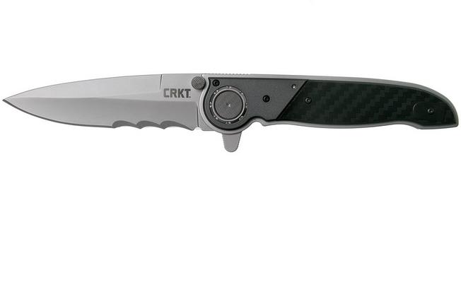 CRKT M40-15 Combo Edge coltello da tasca, Kit Carson design