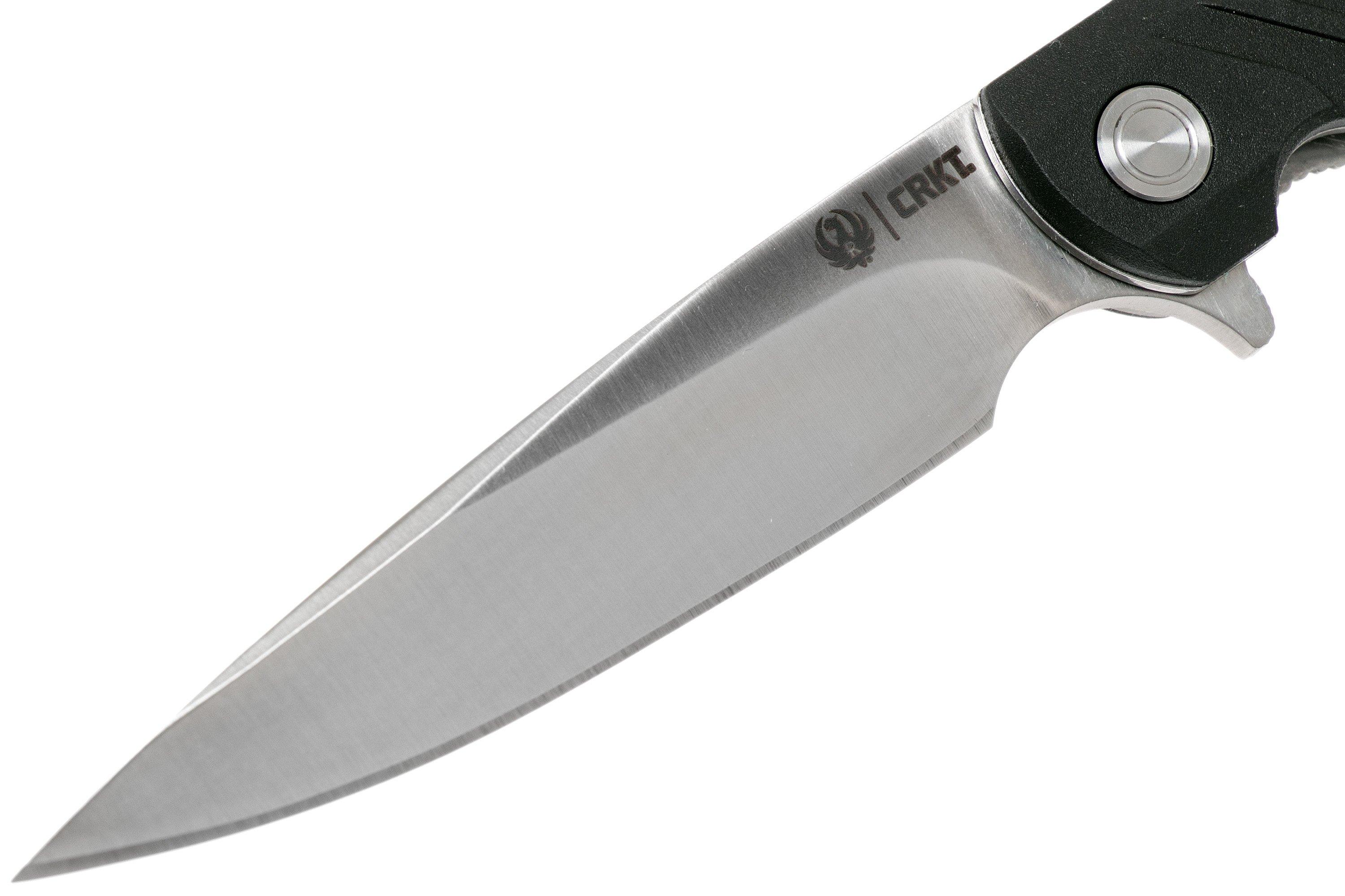 CRKT Ruger LCK R3801 satin pocket knife, Matthew Lerch design ...