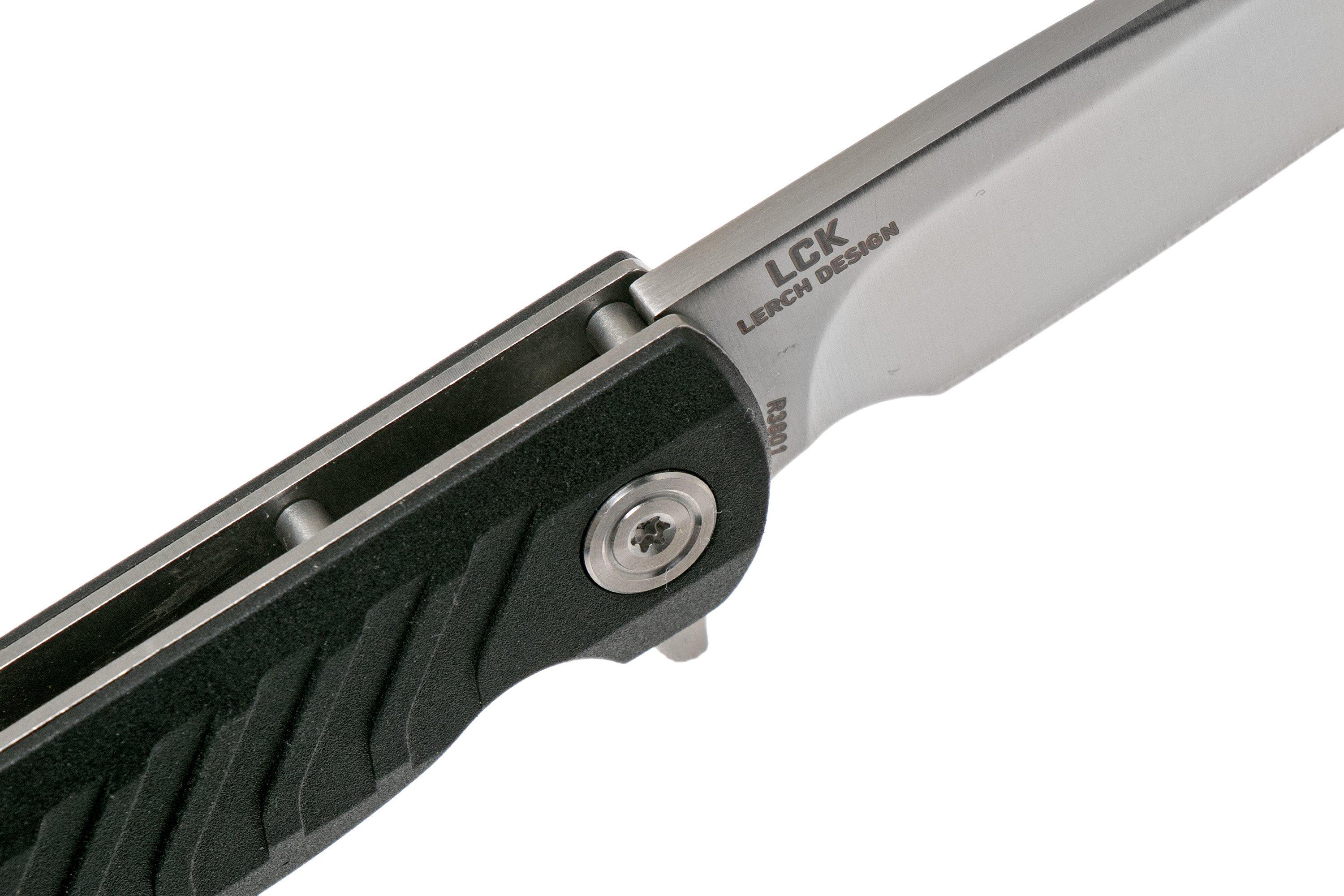 CRKT Ruger LCK R3801 satin pocket knife, Matthew Lerch design ...