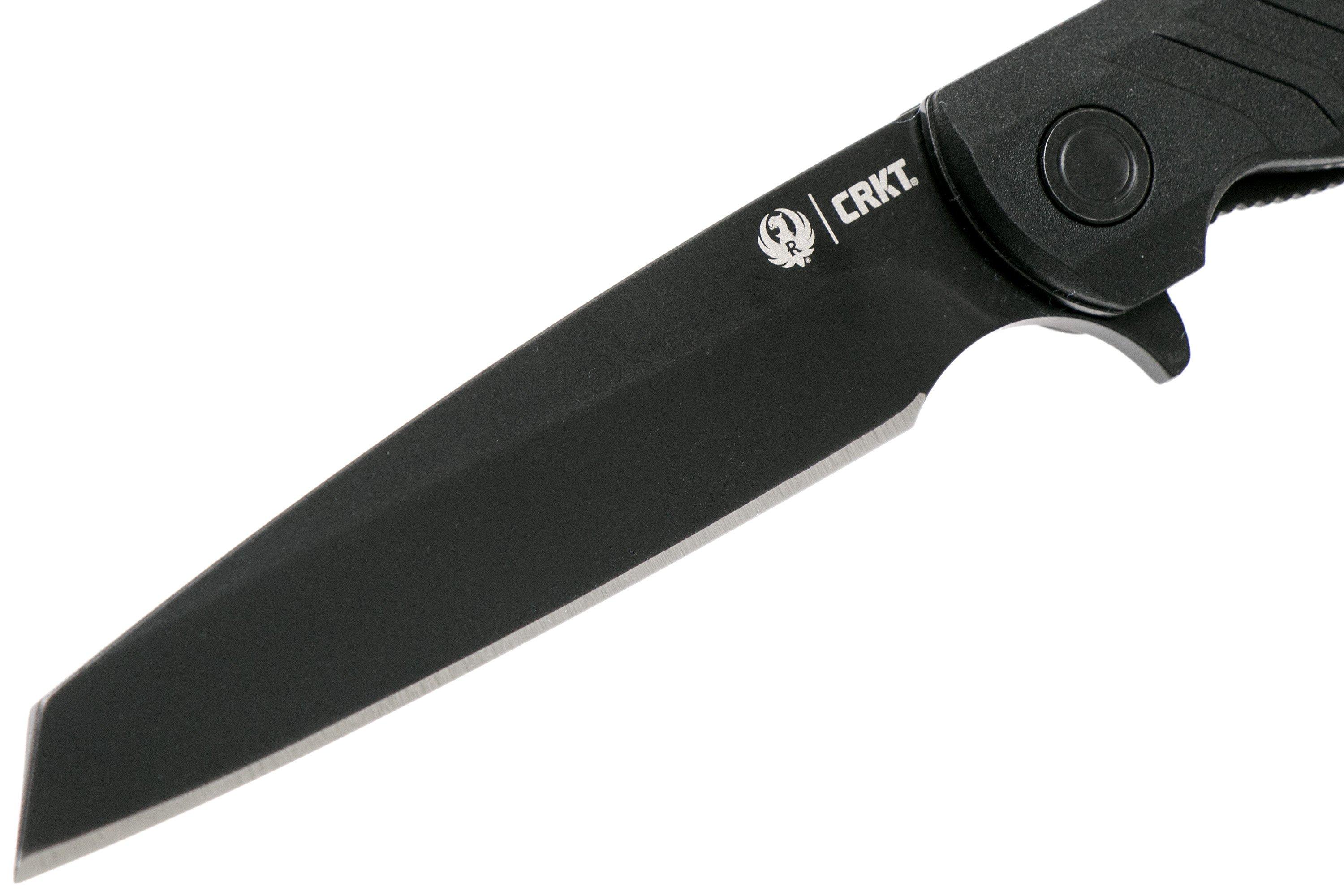 CRKT Ruger LCK R3802K black pocket knife, Matthew Lerch design